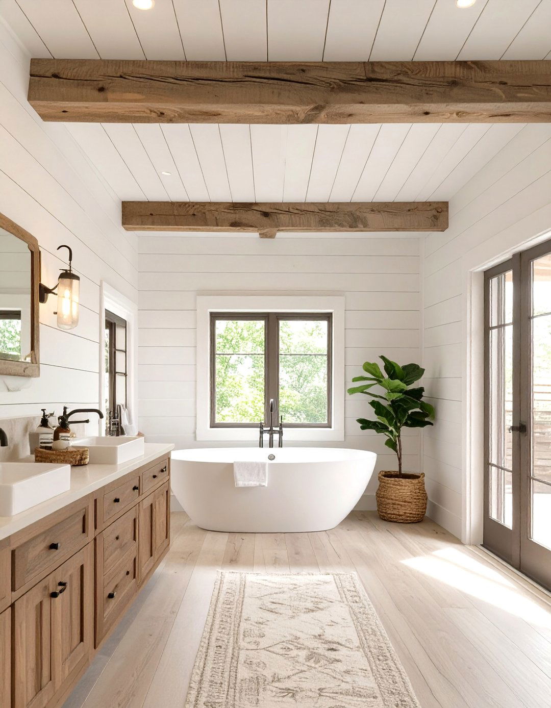 Shiplap Bathroom Ceiling - 30 bathroom ceiling ideas