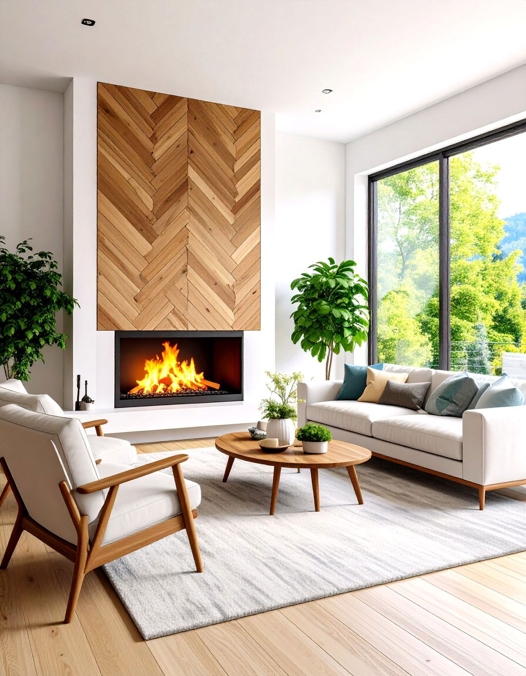 Shiplap Fireplace Accent Wall - 30 fireplace accent wall ideas