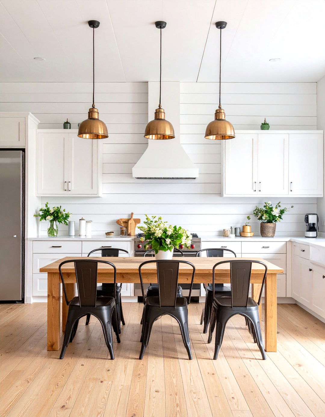Shiplap Kitchen Wall - 30 kitchen wall ideas
