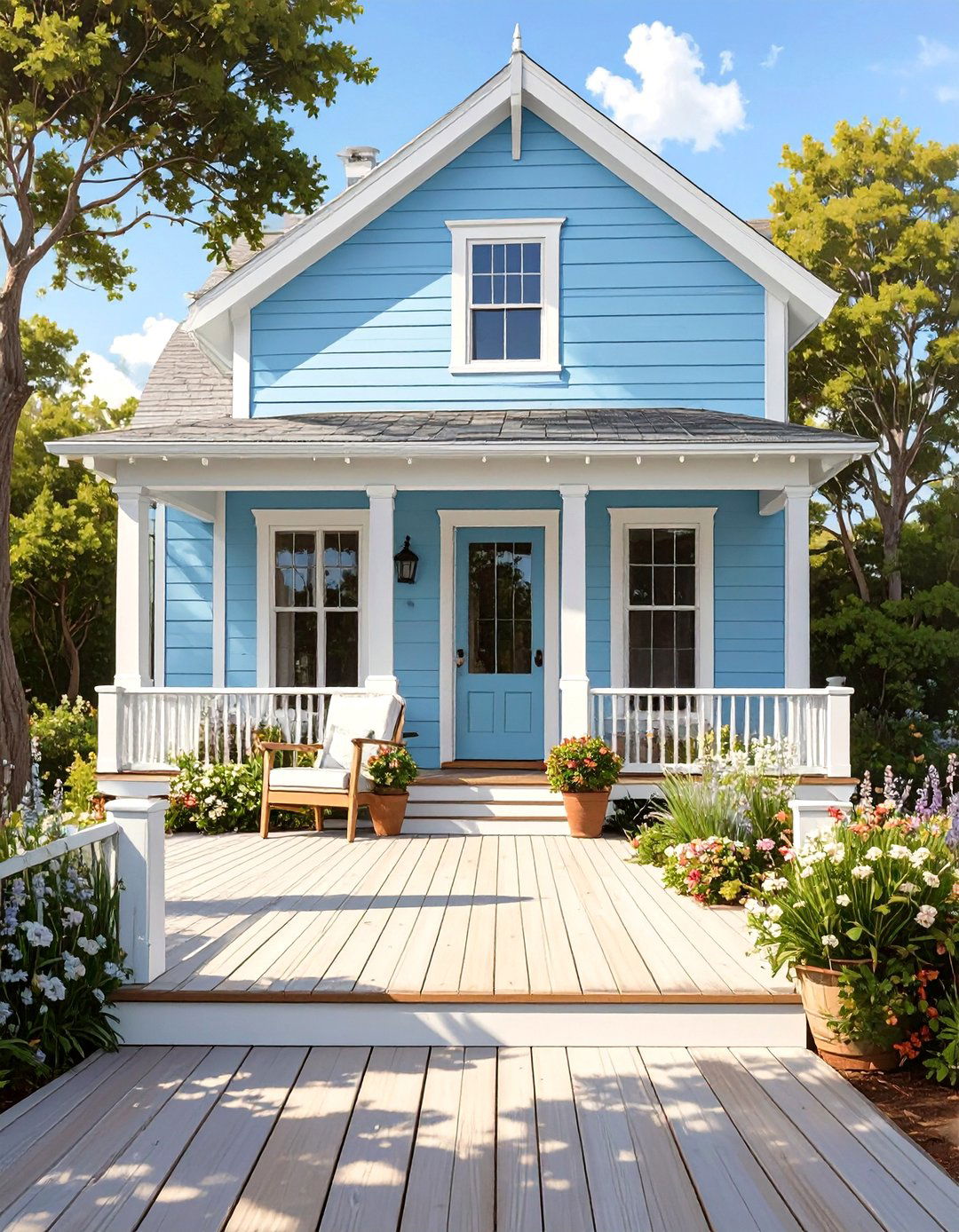 Shiplap Style Horizontal Skirting - 30 deck skirting ideas