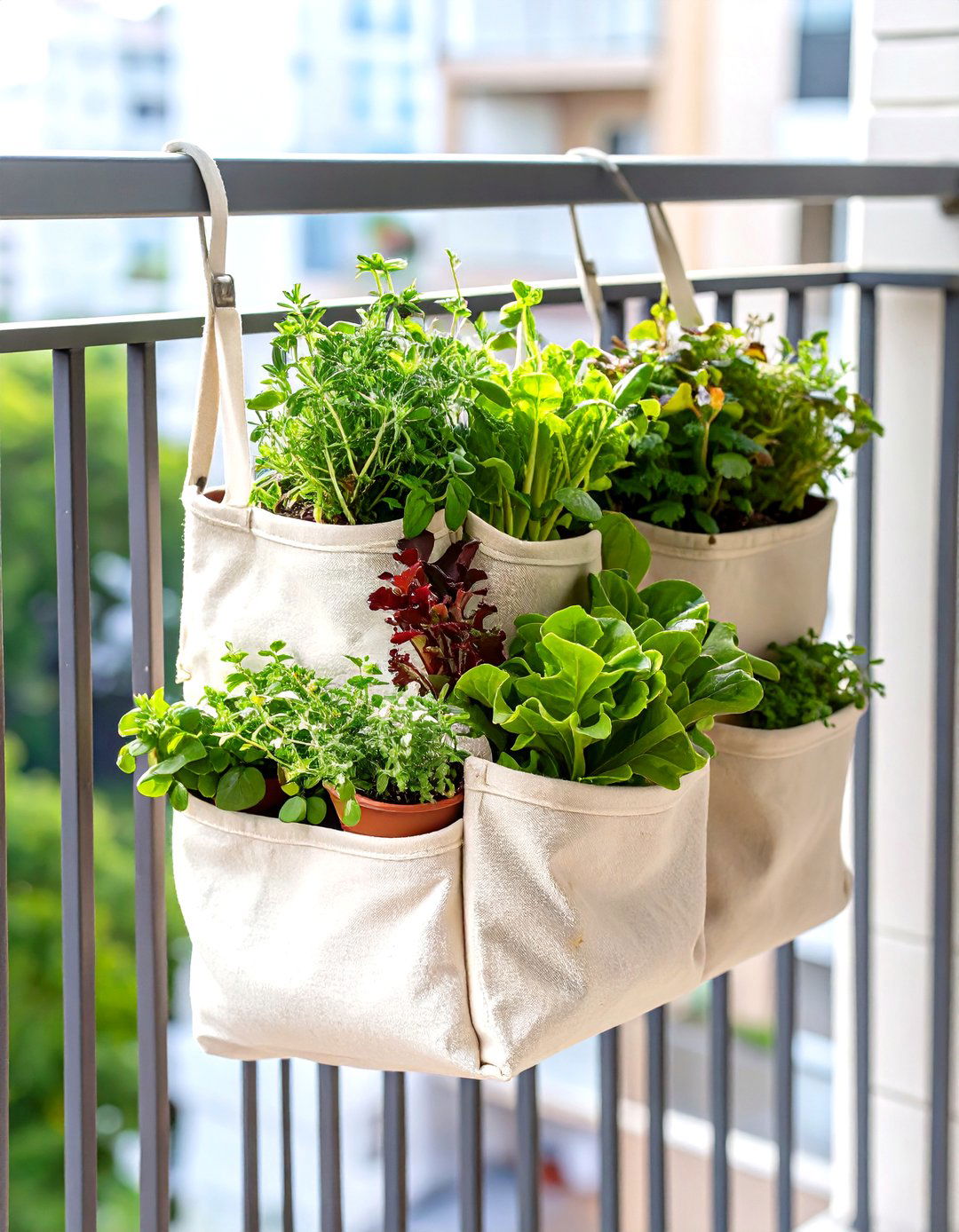 Shoe Organizer Balcony Garden - 30 vertical garden ideas