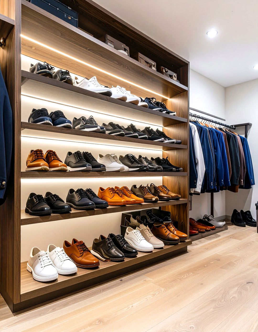 Shoe Shrine Wall Closet - 30 diy closet ideas
