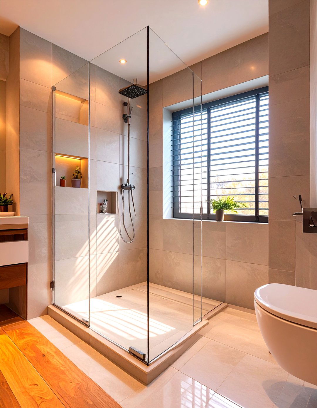 30 Shower Window Ideas for Natural Light and Privacy - We Love Home Blog
