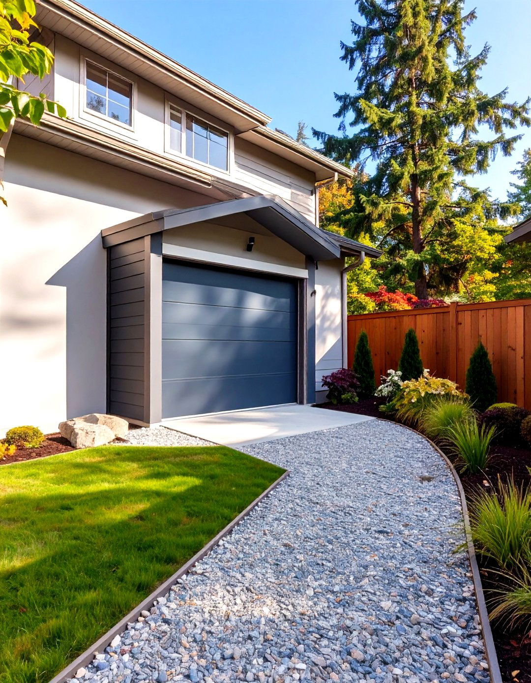 Side Yard Storage with a Slim Shed - 30 side yard landscaping ideas