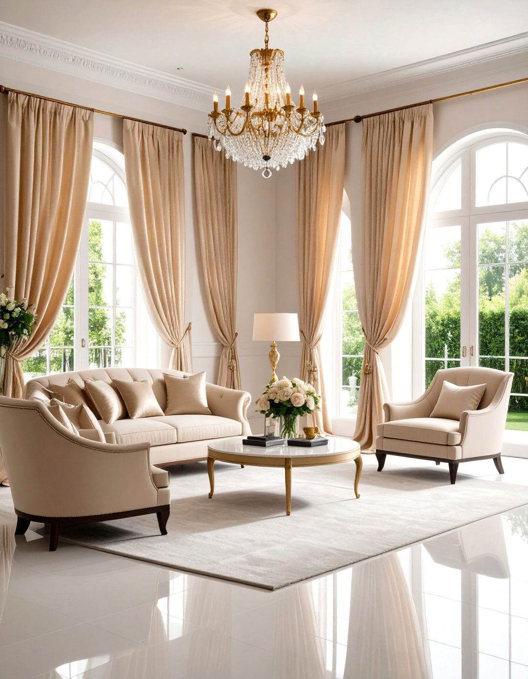 Silk or Faux Silk Patio Door Curtains - 30 patio door curtain ideas
