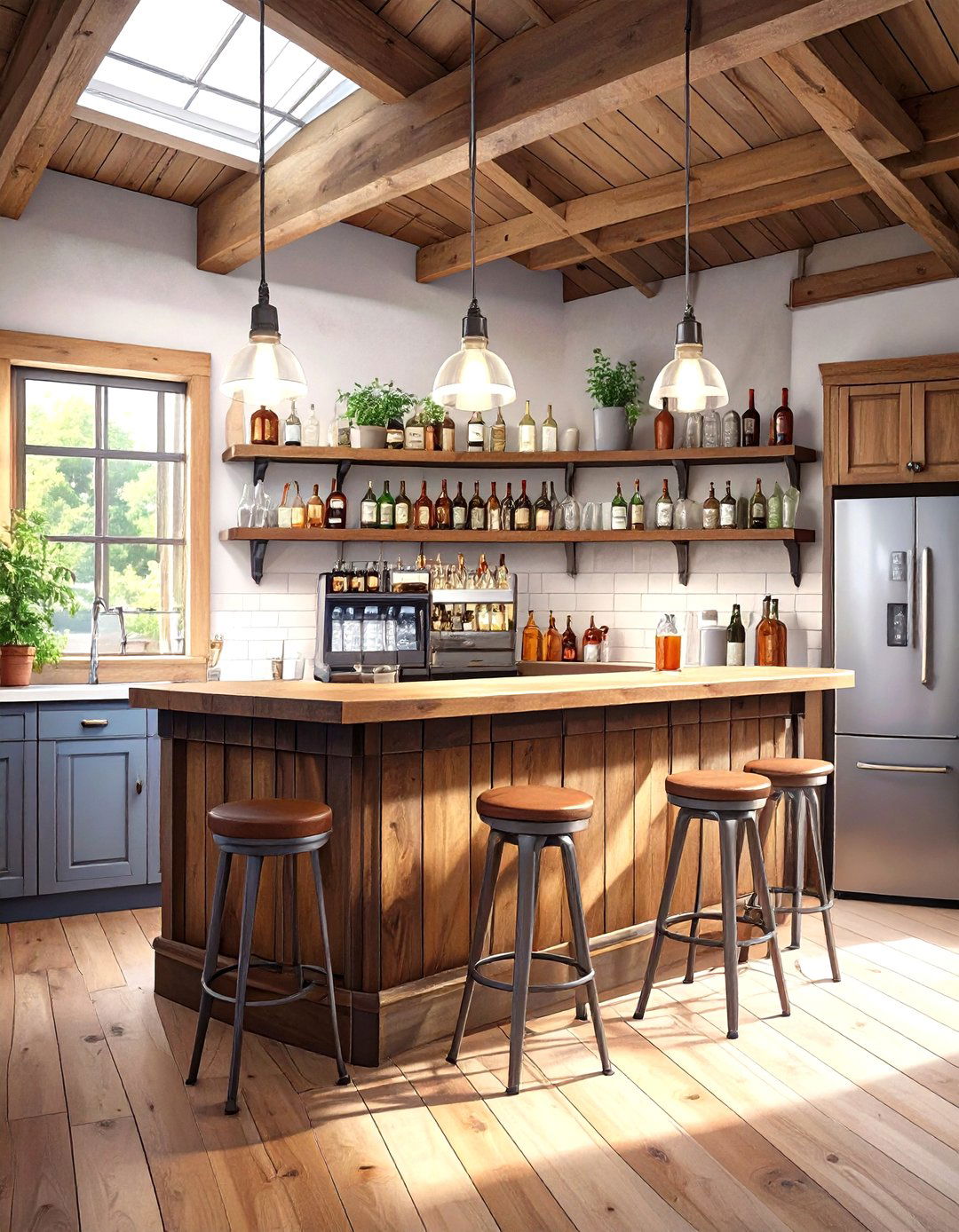 Simple Garage Bar Setup - 30 simple garage man cave ideas