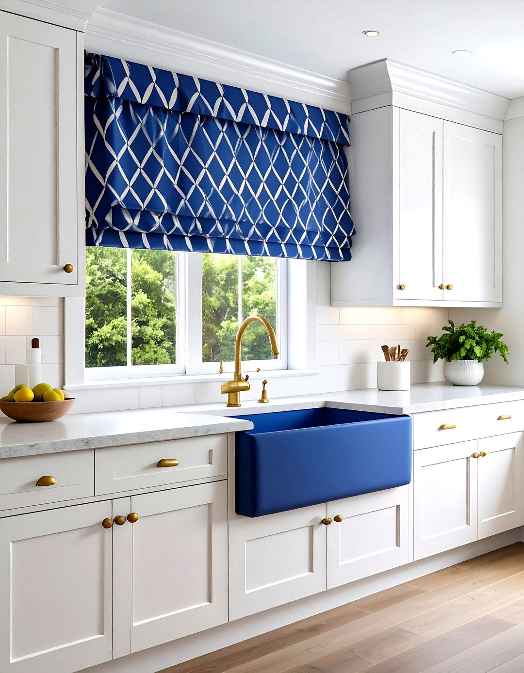 Simple Kitchen Valance Treatment - 30 kitchen window treatment ideas