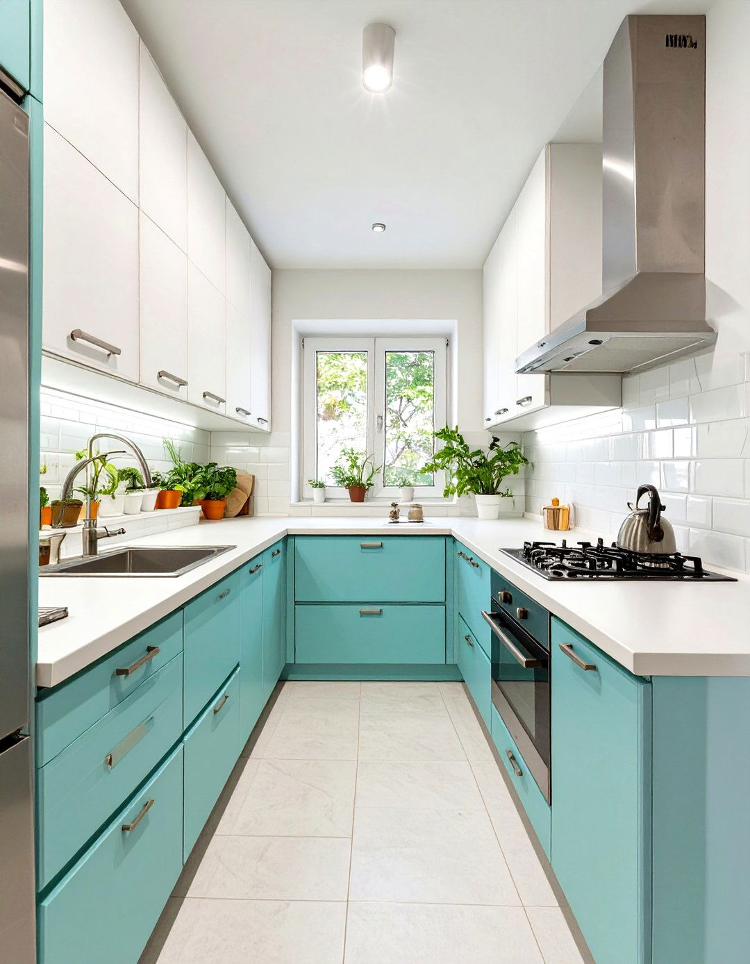 Simple Kitchen with a Single Wall Layout - 30 simple kitchen design ideas