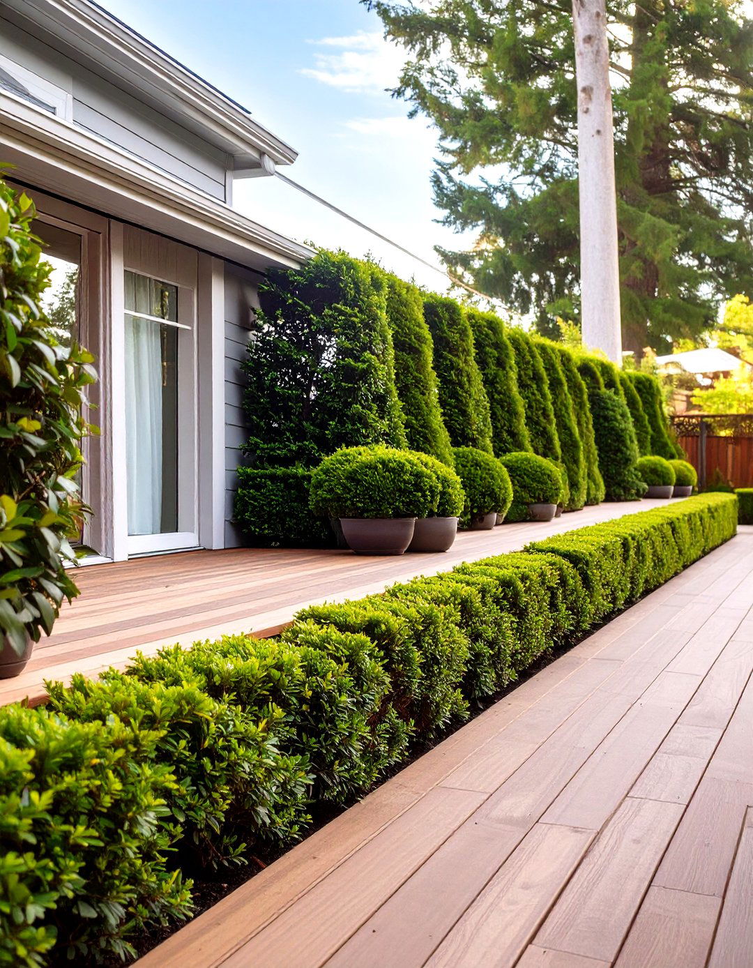 Simple Landscape Shrubbery - 30 inexpensive deck skirting ideas