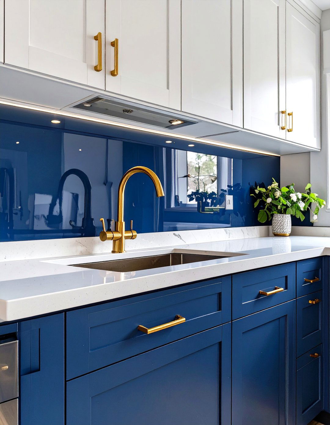 Simple Painted Backsplash - 30 diy backsplash ideas