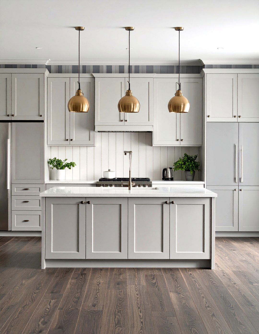 Simple Stripe Kitchen Wallpaper - 30 kitchen wallpaper ideas