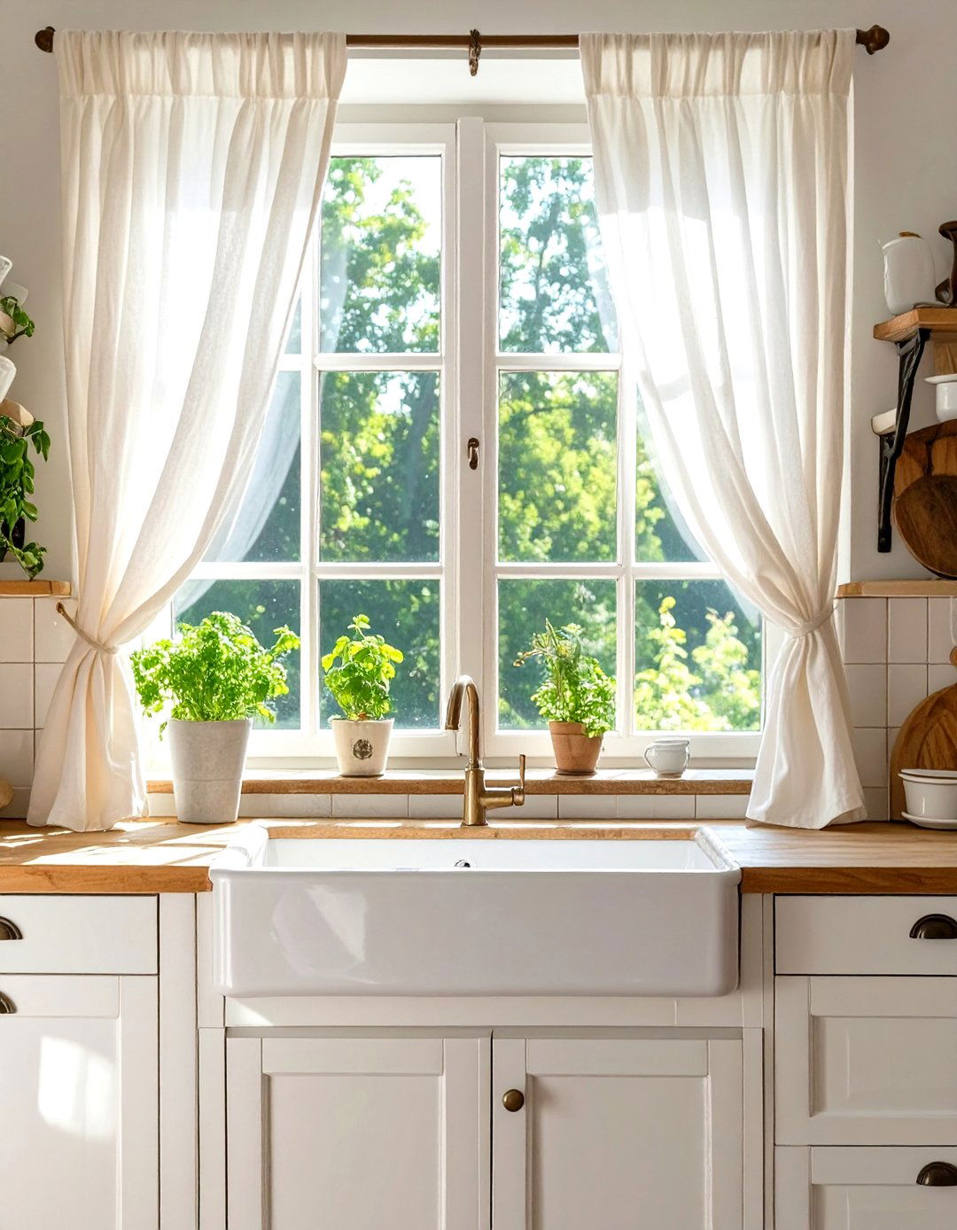Simple Unadorned Window Treatments - 30 what is country interior design ideas