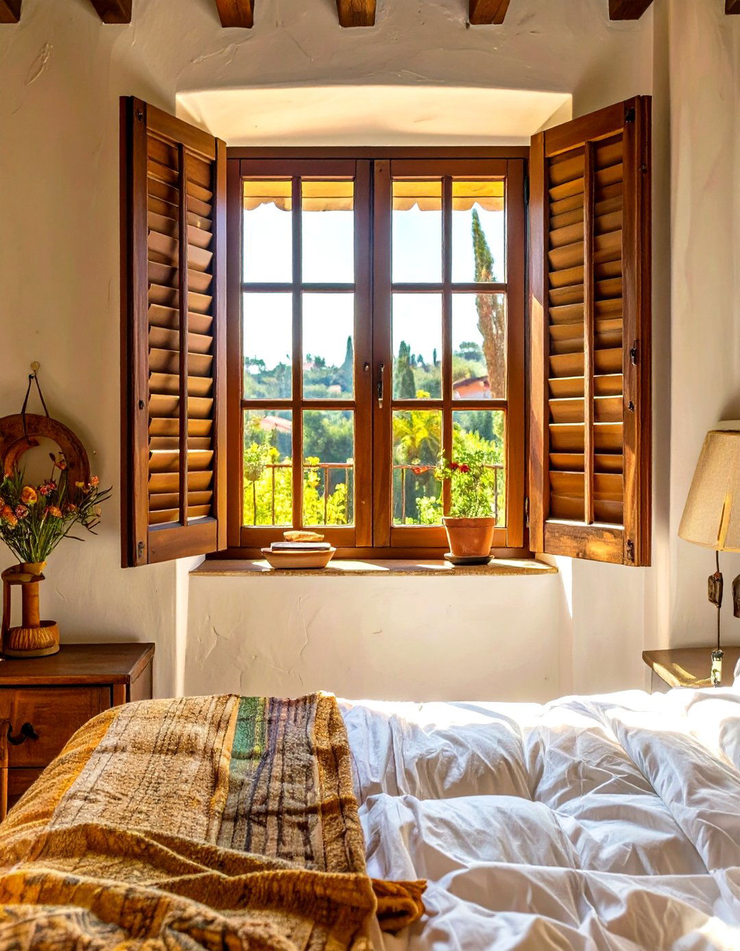 Simple Unadorned Window Treatments - 30 spanish style interior design ideas