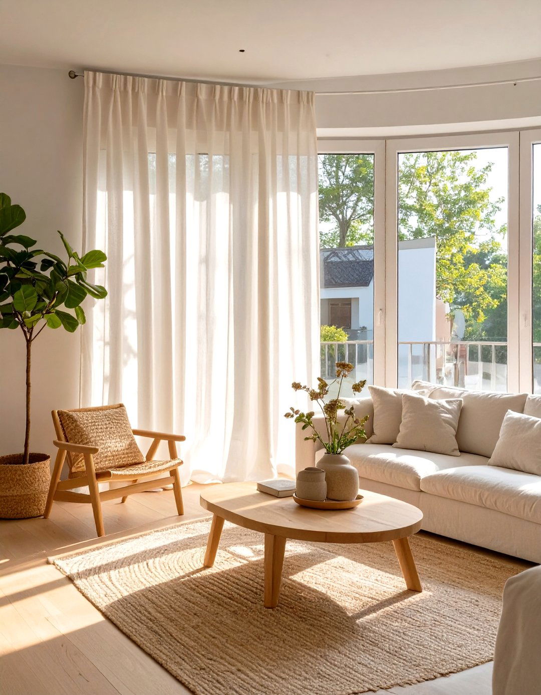 Simple Window Treatments - 30 scandinavian house design ideas