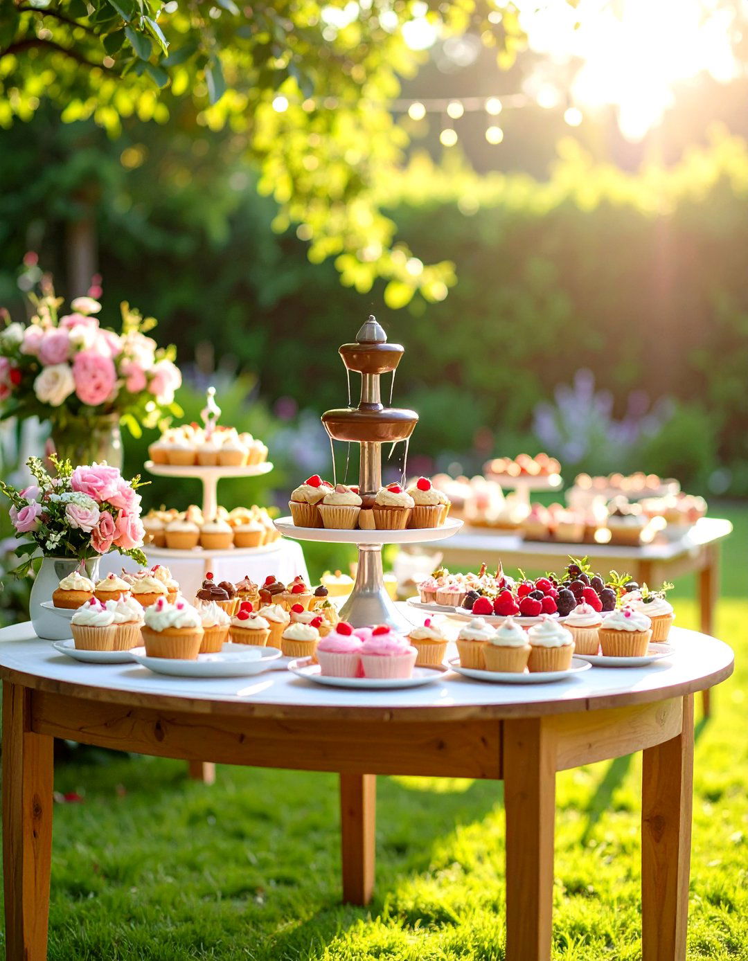 Simple and Sweet Dessert Party - 30 backyard engagement party ideas