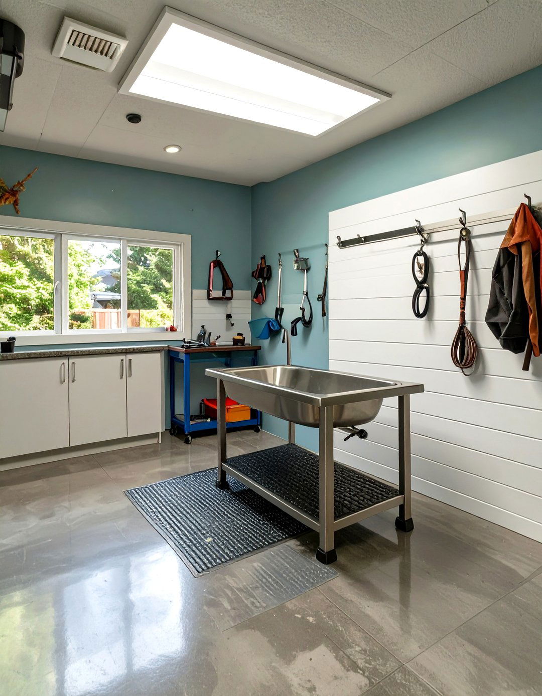 Single Car Garage Pet Grooming Station Conversion - 30 single car garage conversion ideas
