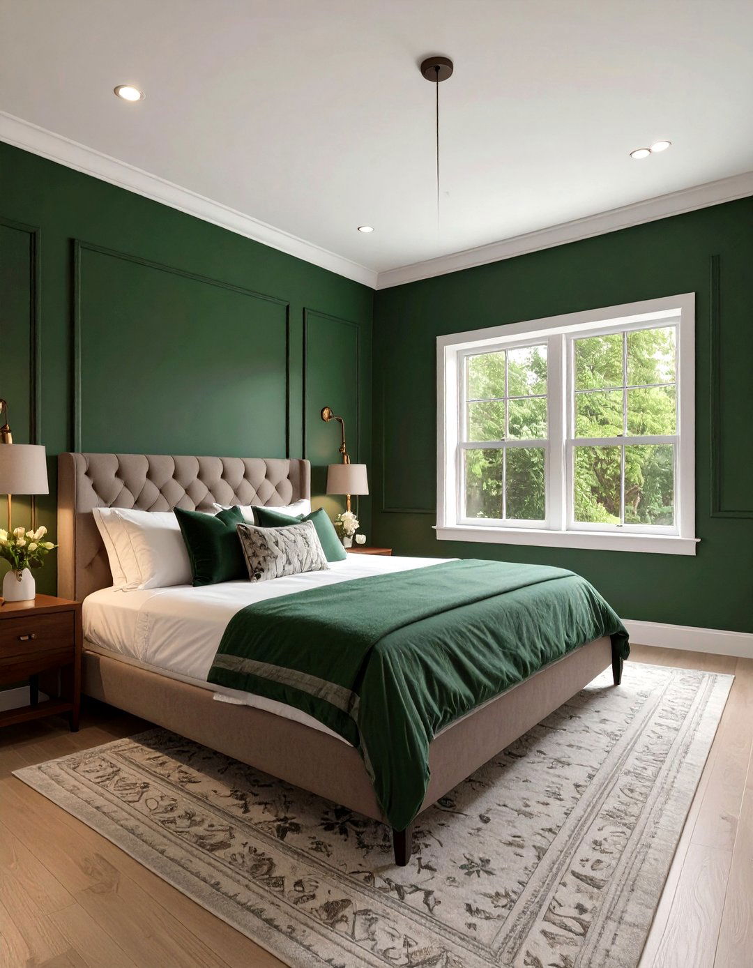 Single Color Saturation - 30 small master bedroom ideas