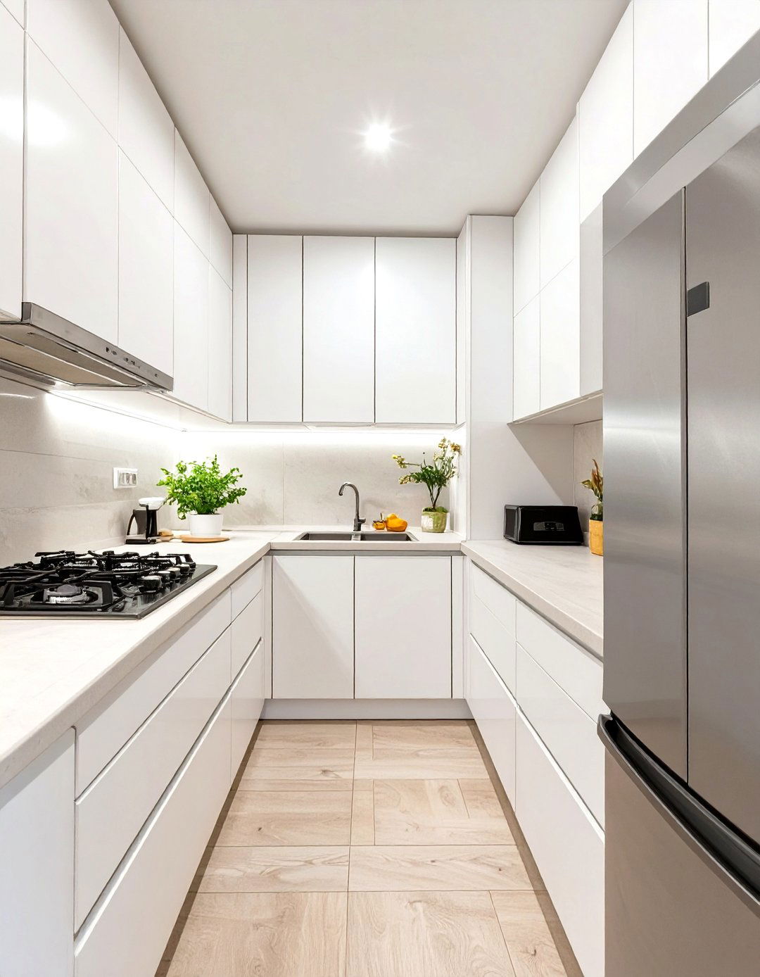 Single Wall Kitchen Layout - 30 very small kitchen ideas