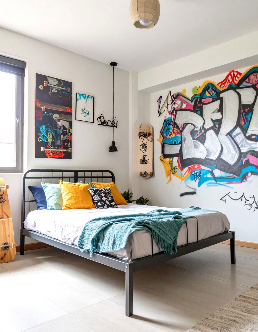 Skater Vibe Teen Boy Bedroom - 30 teen boy bedroom ideas