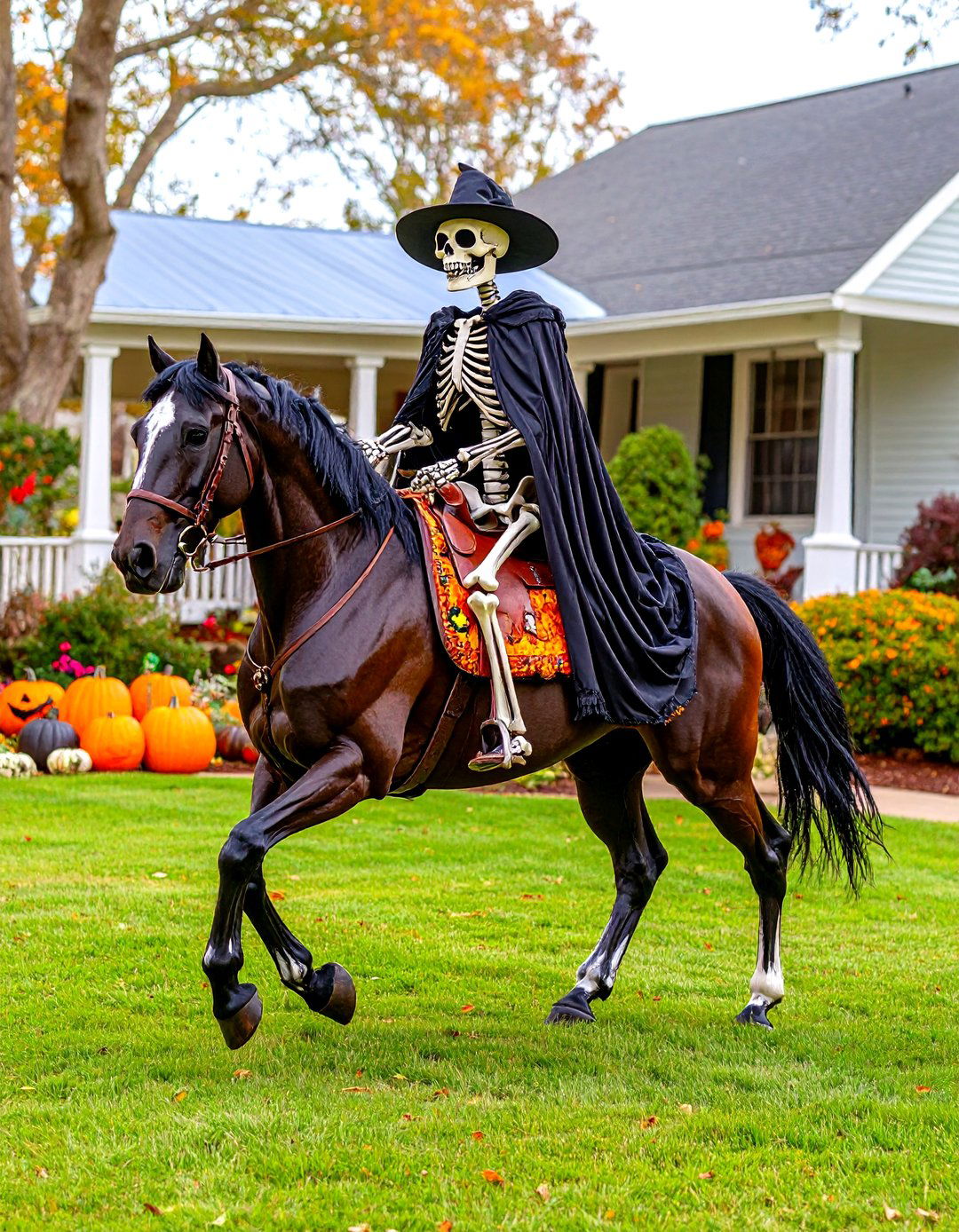 30 Outdoor Skeleton Decoration Ideas for a Spooky Yard