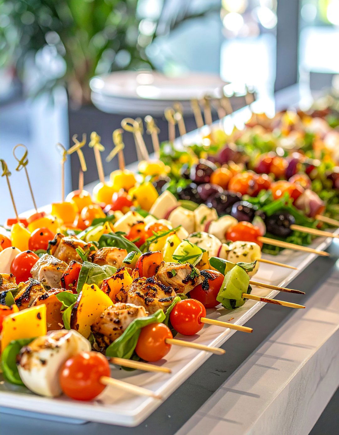 Skewer Sensations - 30 office party food ideas