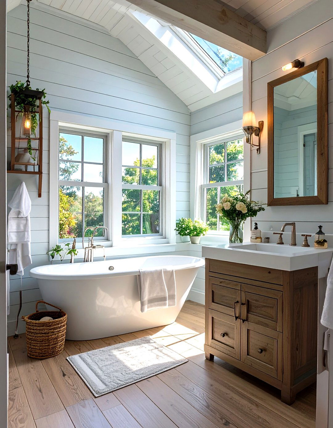 Skinny Lap Shiplap Bathroom Walls - 30 shiplap bathroom ideas