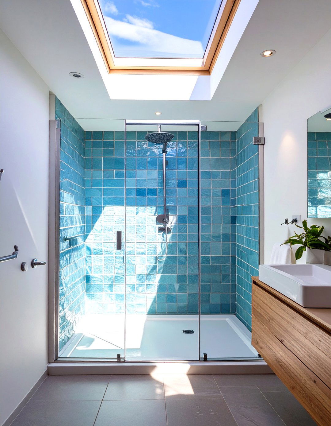 30 Small Doorless Walk In Shower Ideas for Modern Baths - We Love Home Blog