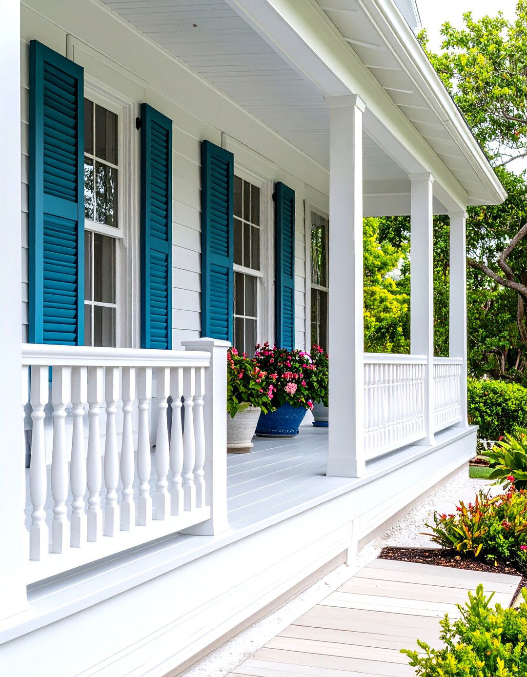 Slanted Louvered Porch Skirting - 30 porch skirting deck skirting ideas