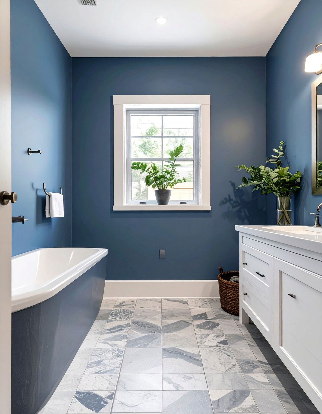 30 Small Bathroom Paint Ideas to Brighten Your Space - We Love Home Blog