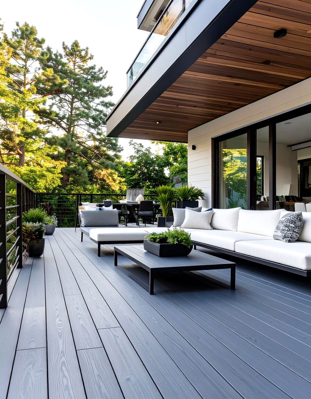 Slate Gray Deck Stain - 30 deck stain ideas