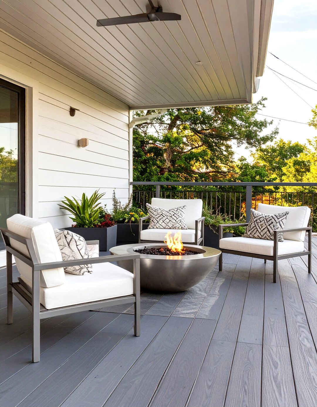Slate Gray Deck Stain - 30 deck painting ideas