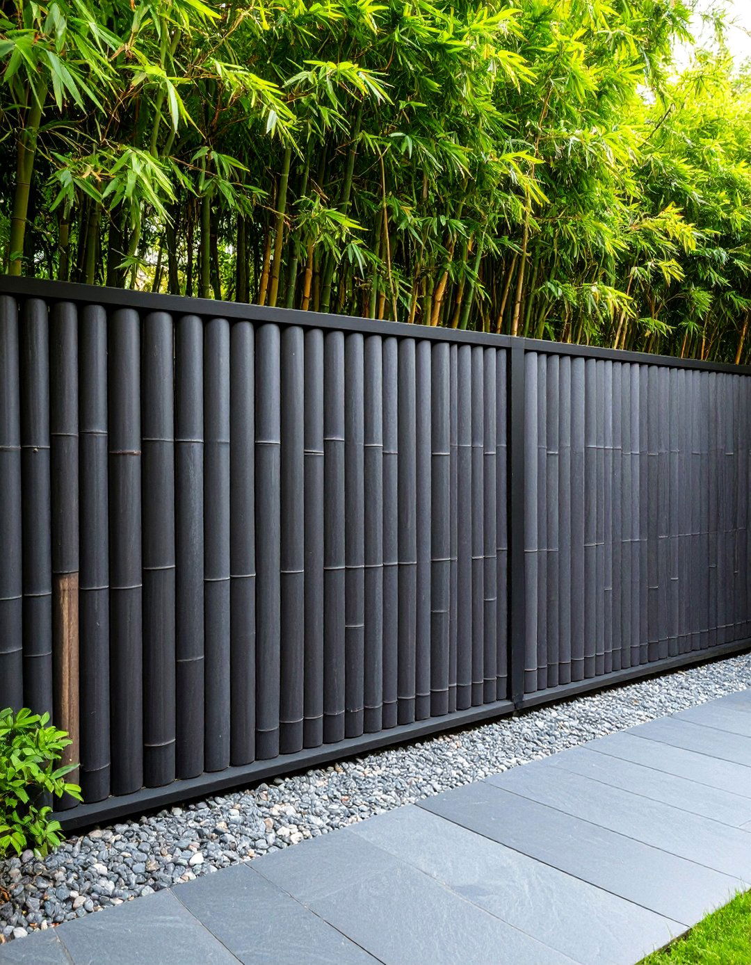 Slate Tile Garden Fencing - 30 garden fencing ideas