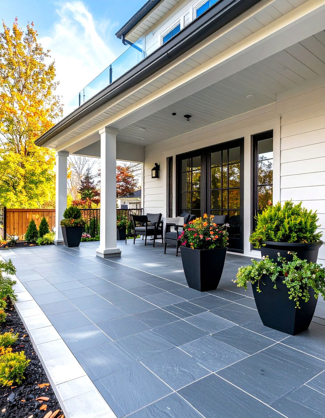 Slate Tile Porch Flooring - 30 porch flooring ideas