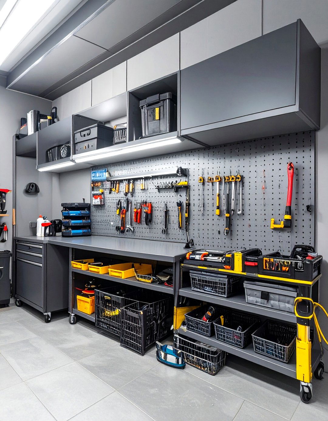Slatwall Panel System for Garage Flexibility - 30 storage ideas for garage