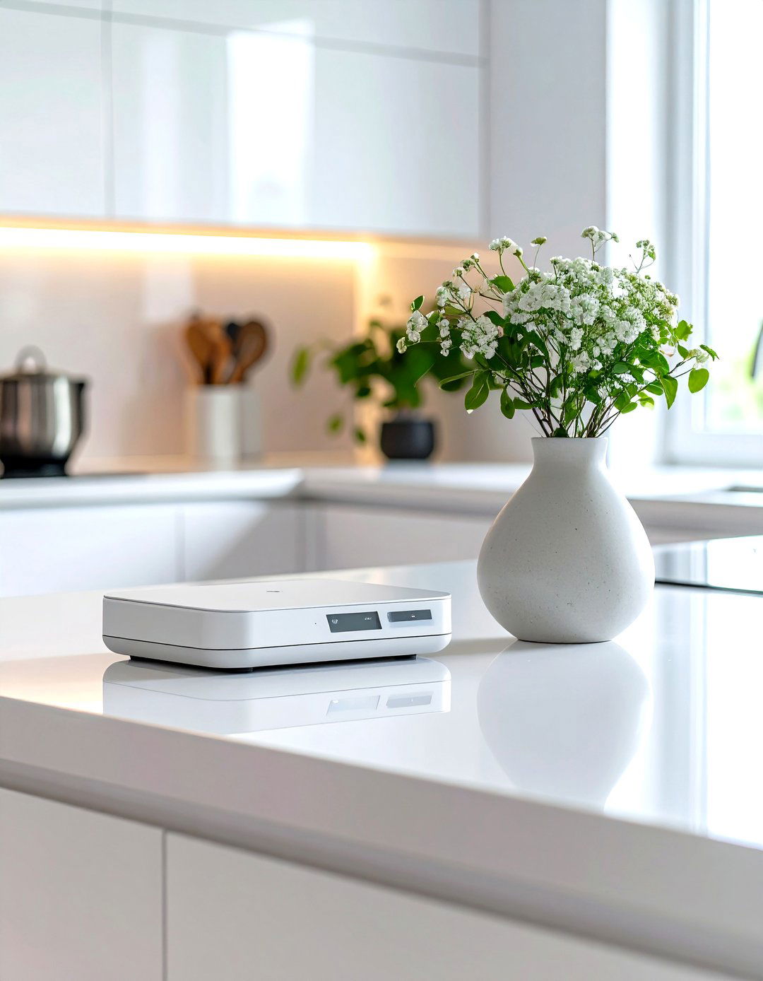 Sleek And Modern Kitchen Counter - 30 kitchen counter decor ideas