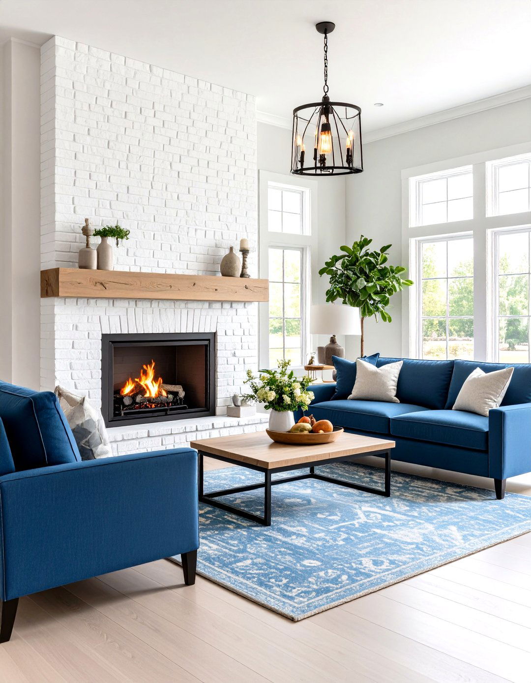Sleek Concrete Fireplace Wall - 30 fireplace accent wall ideas