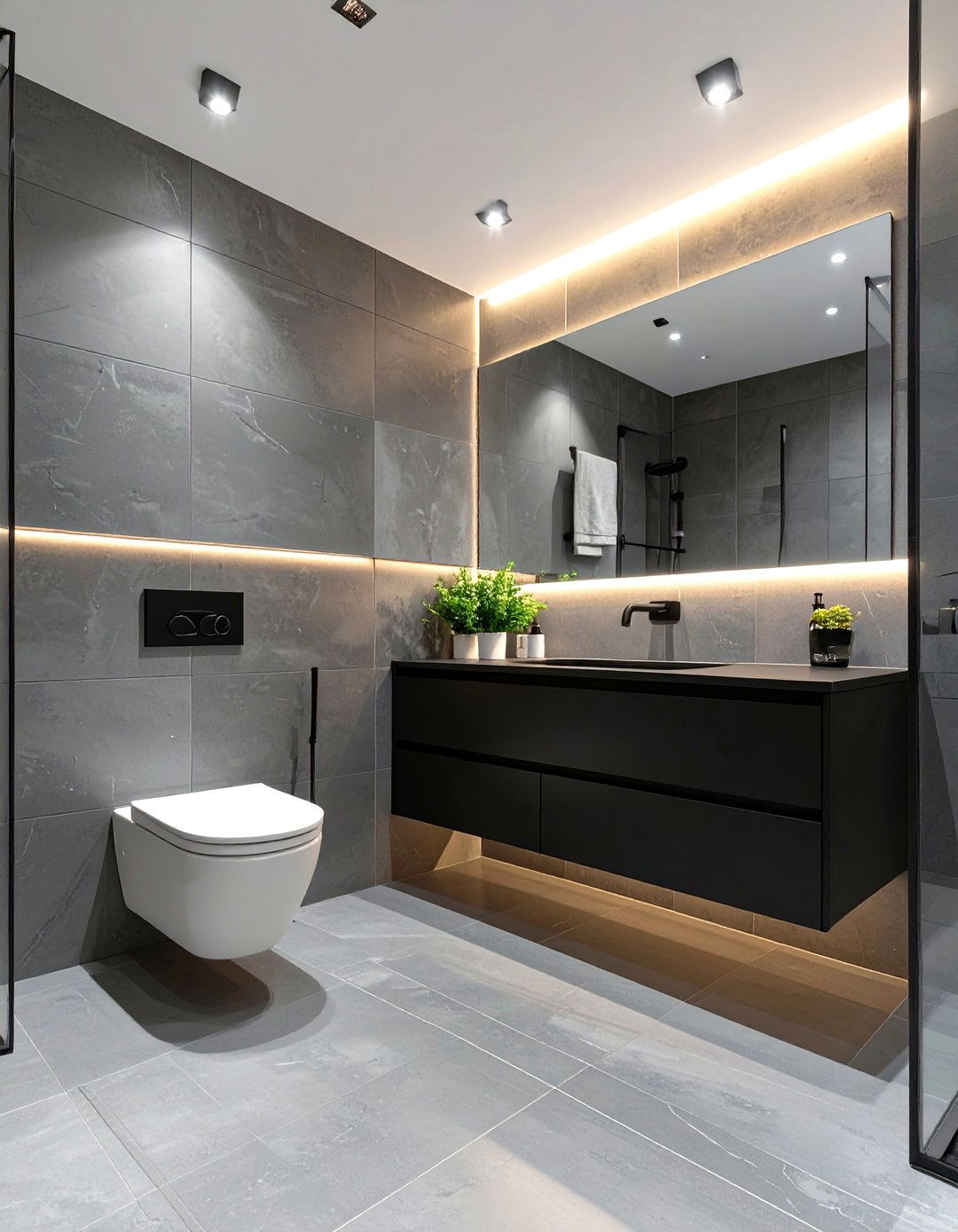 Sleek Contemporary Bathroom - 30 how to design a bathroom ideas