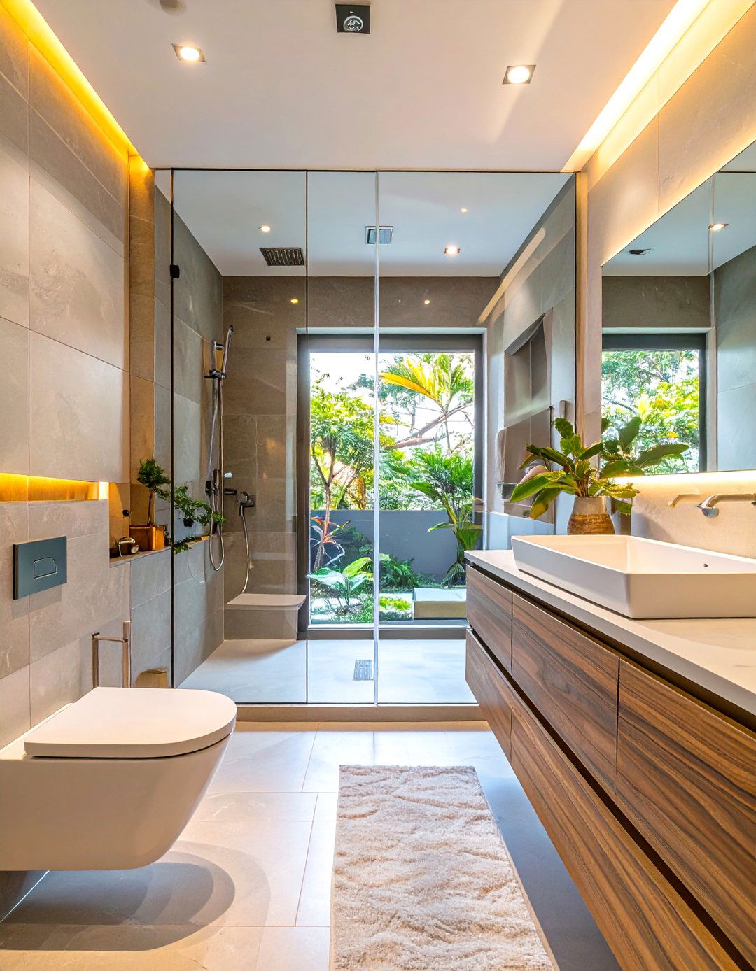 Sleek Contemporary Bathroom Design - 30 bathroom theme ideas