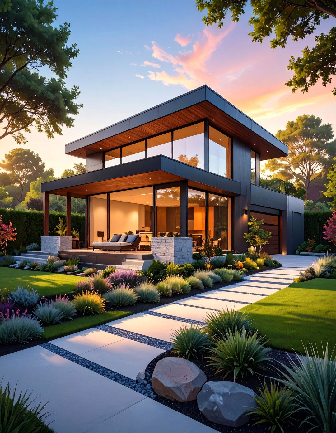 Sleek Contemporary Bungalow Design - 30 bungalow house design ideas