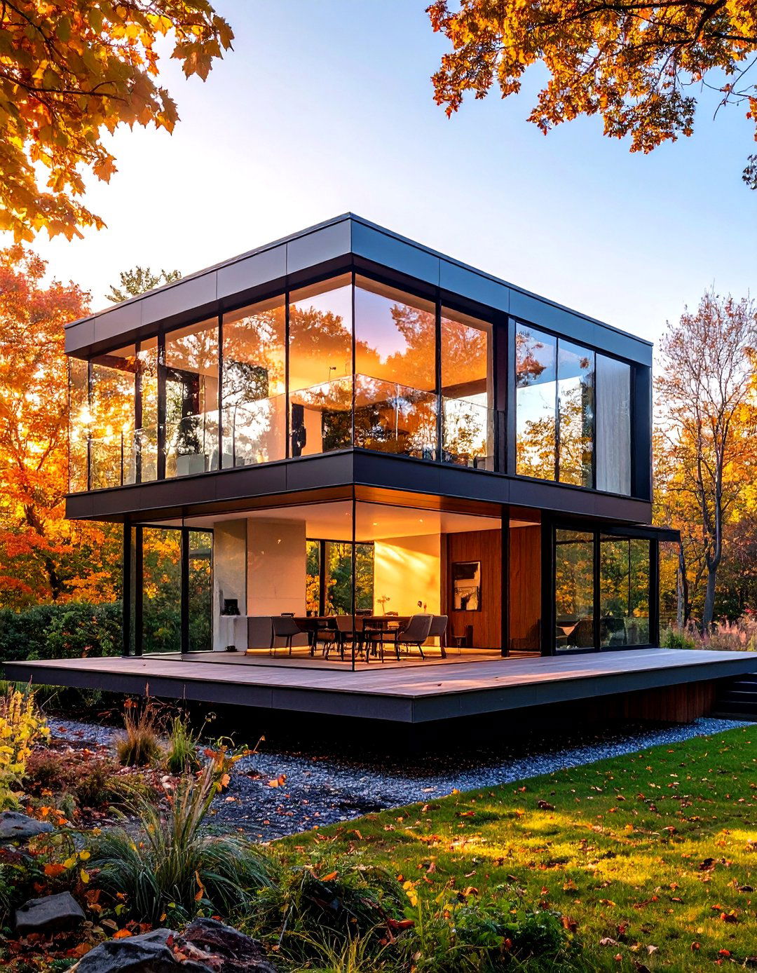 Sleek Contemporary Glass House - 30 exterior home design ideas