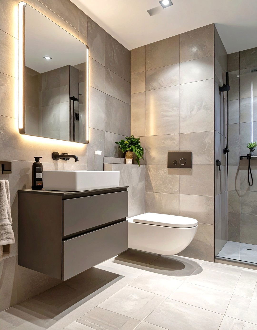 Sleek Contemporary Guest Bathroom - 30 guest bathroom remodel ideas