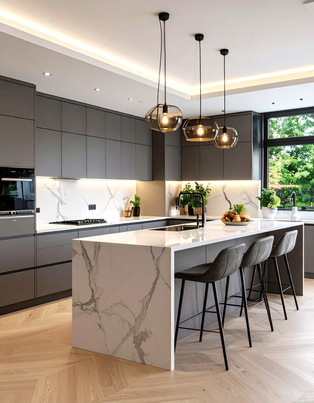 Sleek Contemporary Kitchen - 30 kitchen redo ideas