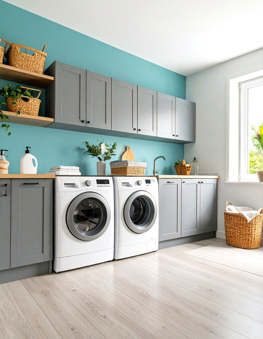 Sleek Contemporary Laundry Room Style - 30 laundry room design tool ideas