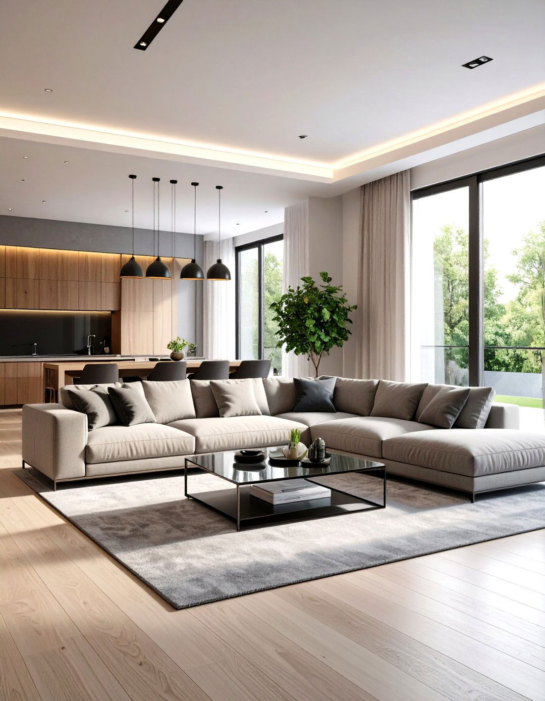 Sleek Contemporary Living Room - 30 elegant living room ideas