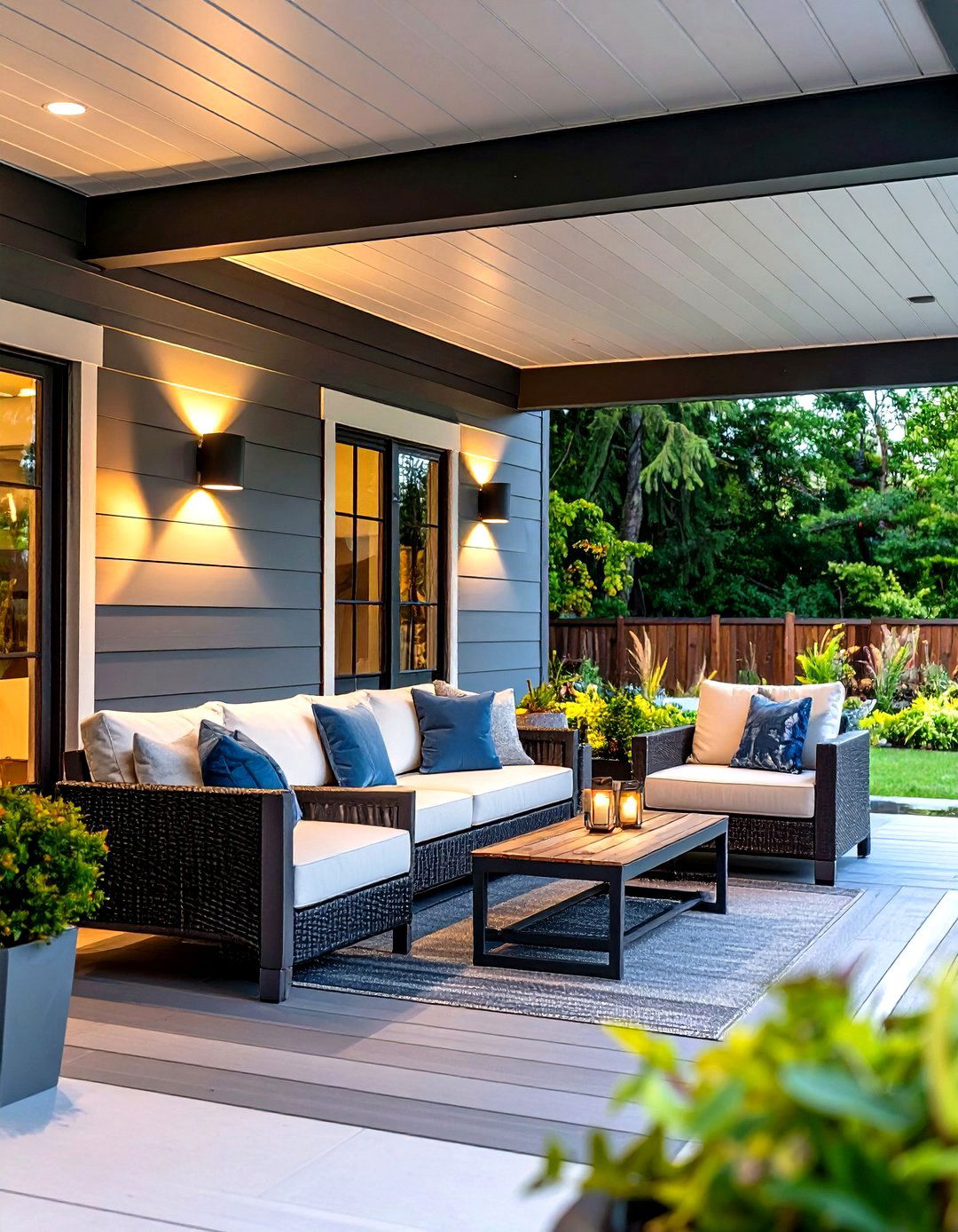 Sleek Flush Mount Outdoor Wall Lights - 30 outdoor wall lighting ideas