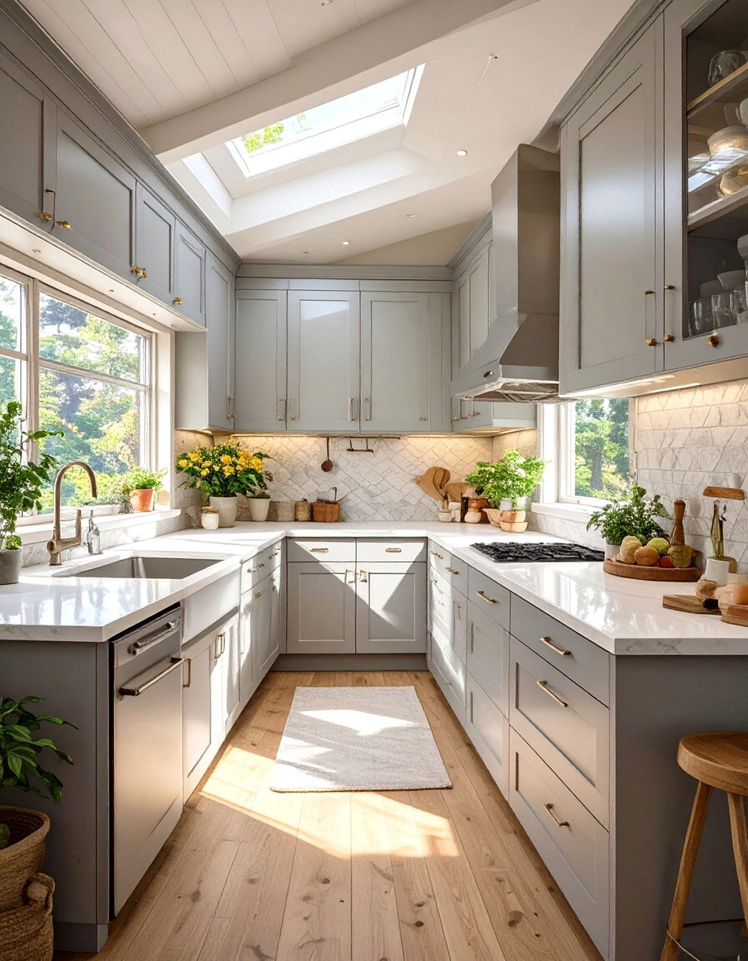 Sleek Galley Kitchen Layout - 30 mobile home kitchen ideas