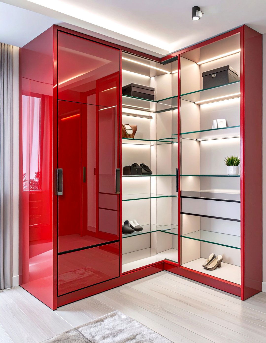 30 Efficient Corner Closet Ideas to Save Space - We Love Home Blog