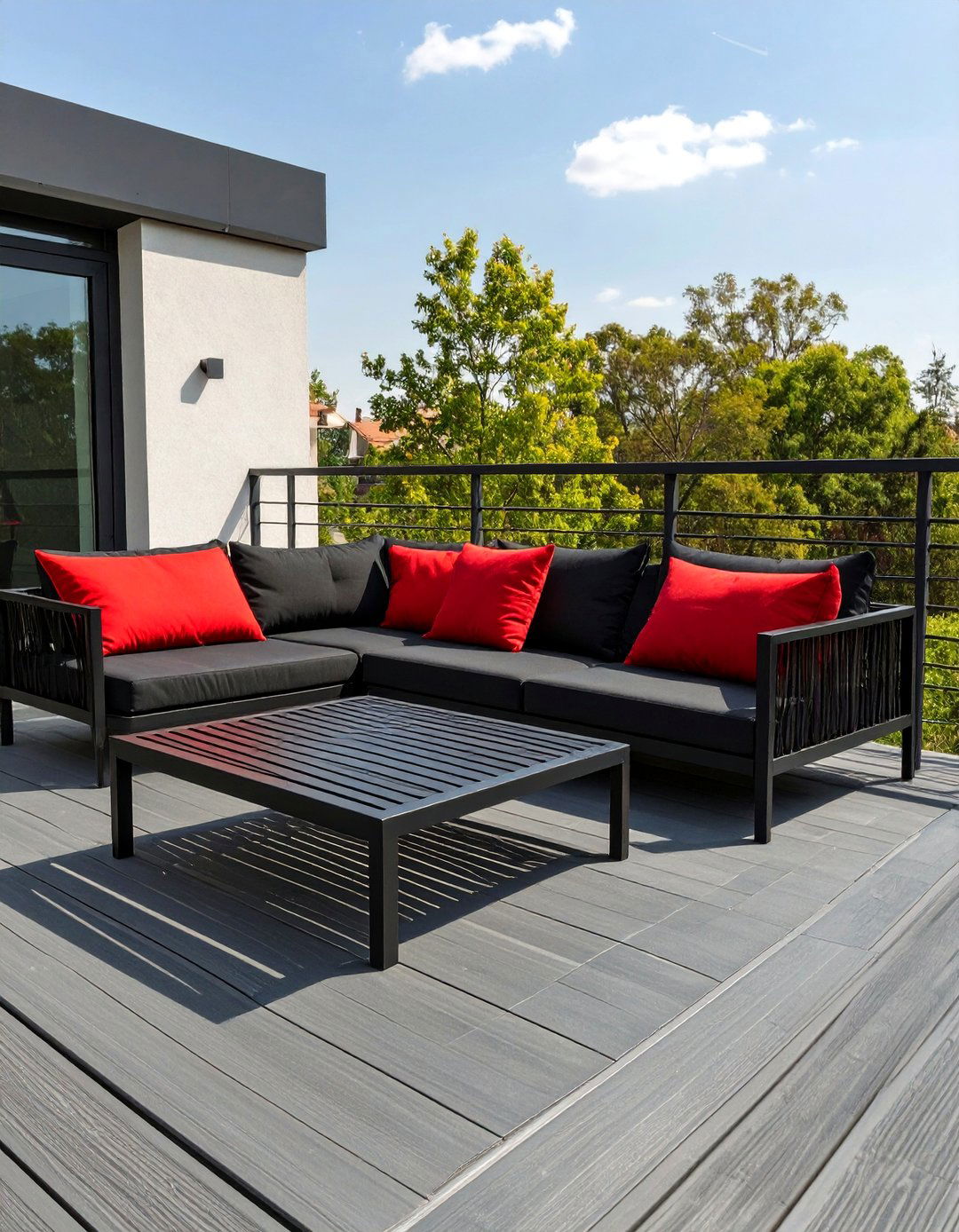 Sleek Metal Deck Furniture - 30 deck furniture ideas