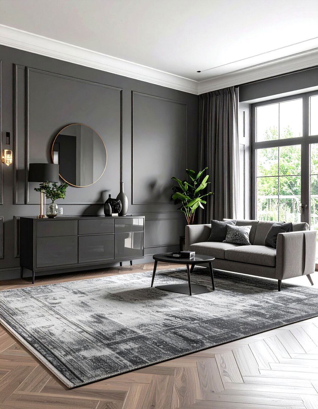 Sleek Monochromatic Foyer - 30 entrance foyer design ideas