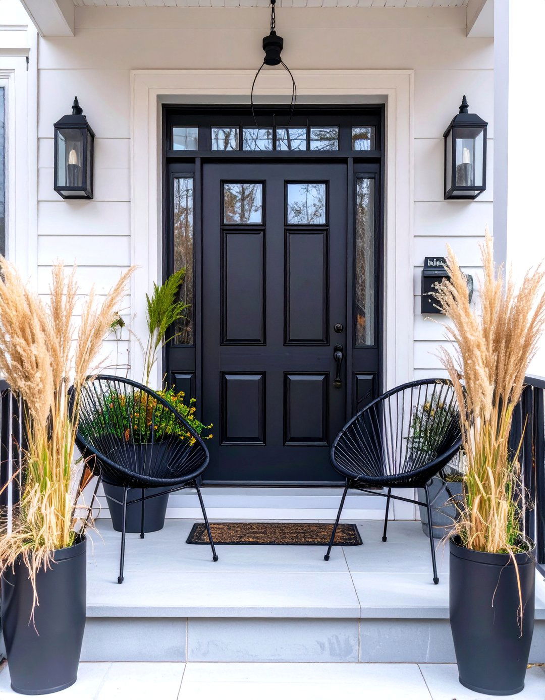 Sleek Urban Front Porch - 30  front porch ideas
